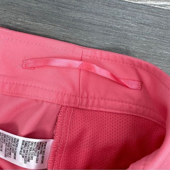 Izod Golf Nylon Bermuda Shorts Coral Pink 6 - Picture 7 of 10